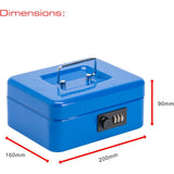 Sterling Combintation Cash Box | Blue