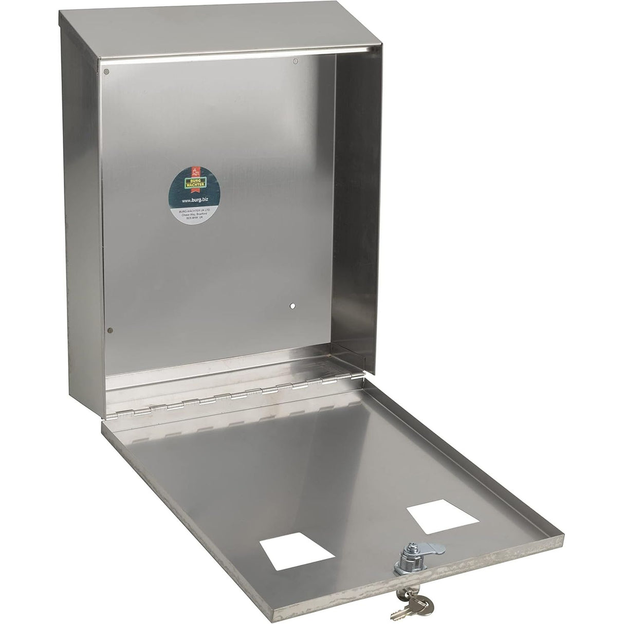 Sterling CIG2ST Wall Mounted Stainless Steel Cigarette Bin | 255 x 320 x 75 mm