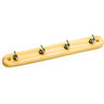 Headbourne Small Hook Rail 4 Chrome Hooks On Pine Board