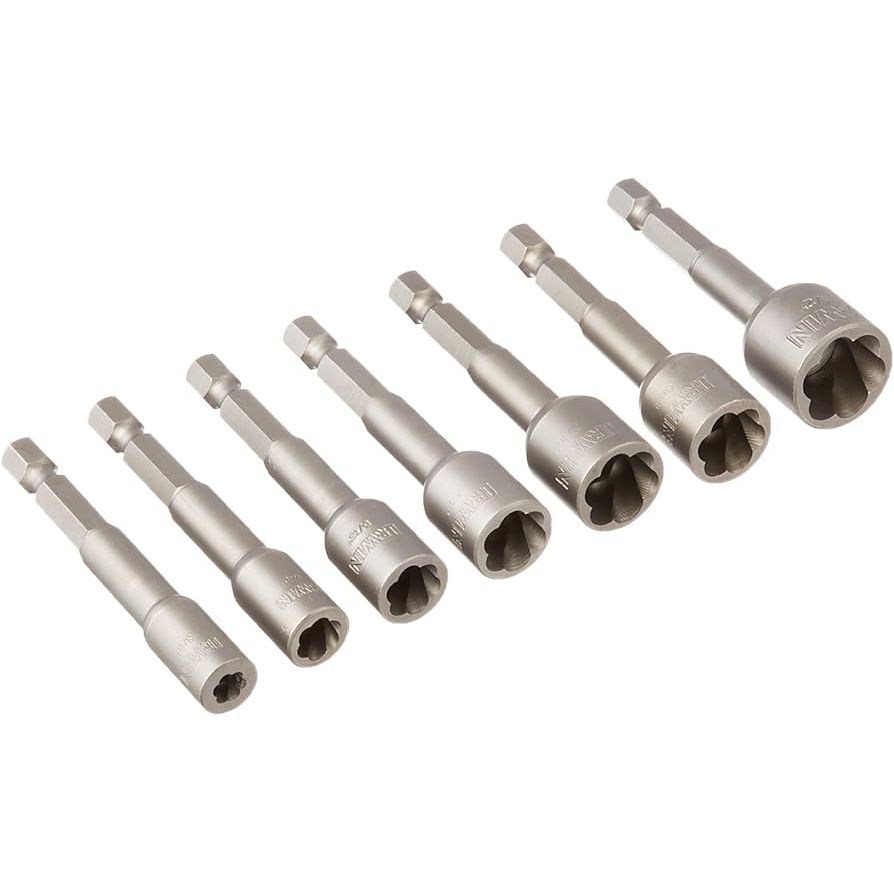 Irwin Bolt Grip Fastener Remover Base Set  | 7 peice