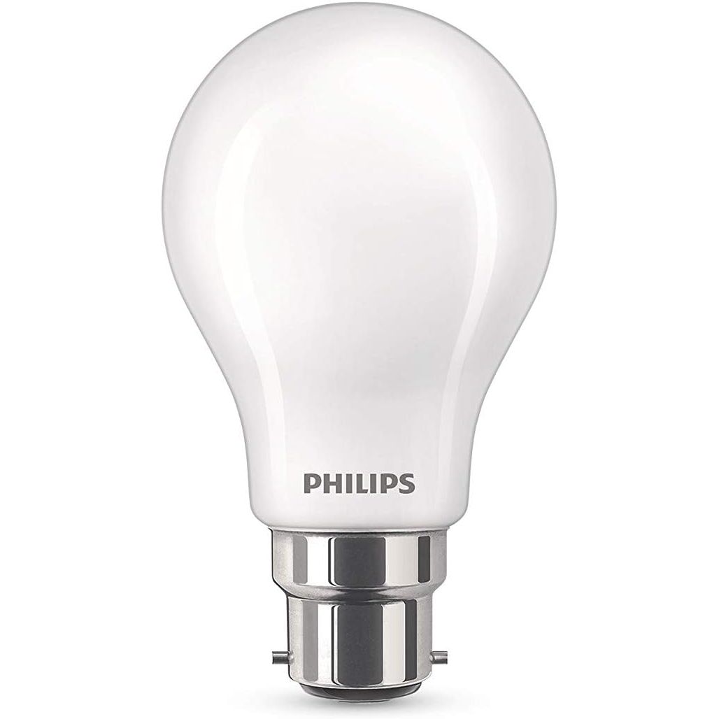 Philips LED Golf Bulb B22 5W/40W Equivalent – 470 Lumen Frosted Warm White