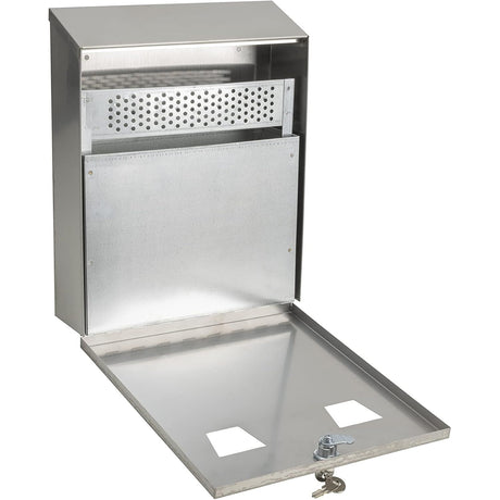 Sterling CIG2ST Wall Mounted Stainless Steel Cigarette Bin | 255 x 320 x 75 mm