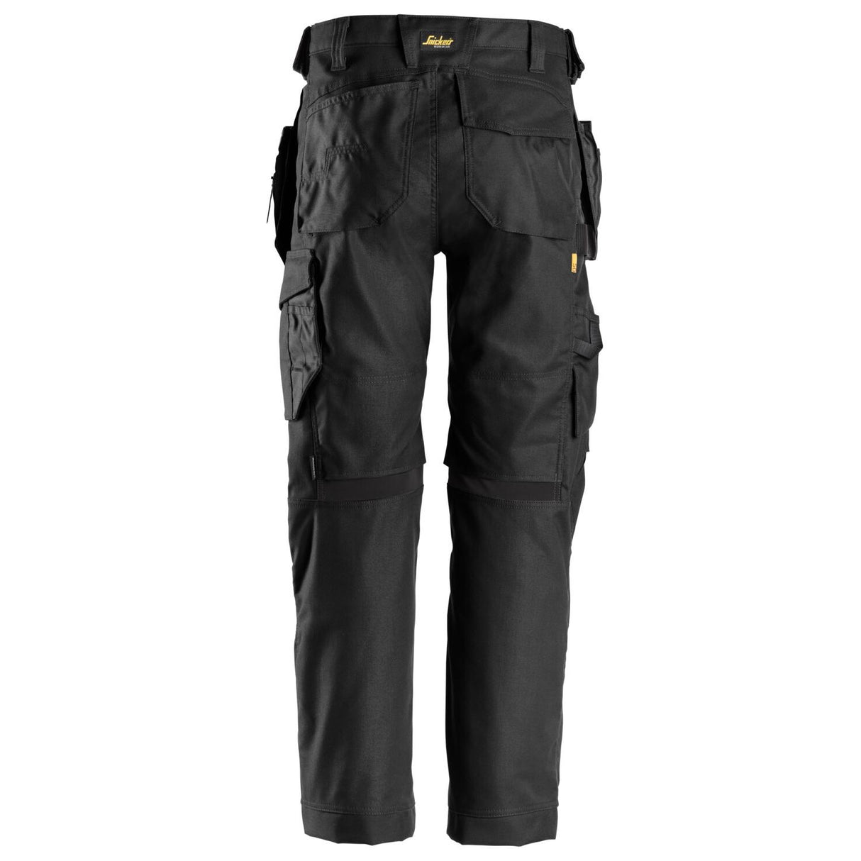 Snickers 6224 AllroundWork Canvas+ Stretch Work Trousers+ Holster Pockets | Black