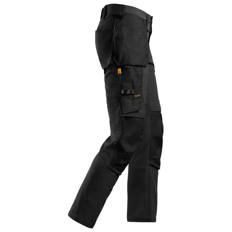 Snickers 6271 AllroundWork Full Stretch Trousers Holster Pockets - Black