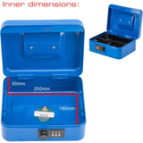 Sterling Combintation Cash Box | Blue