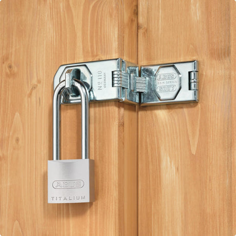 Abus 64TI Titalium Long Shackle Padlock 50mm X 80mm