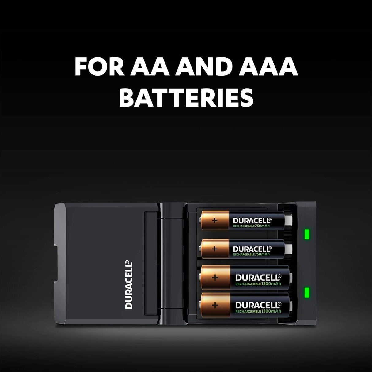 Duracell 4-Battery Charger with Batteries