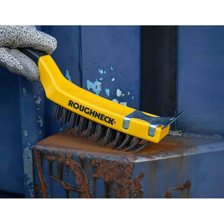 Roughneck 3 Piece Heavy Duty Wire Brush Set