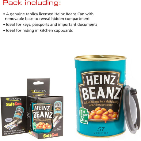 Sterling False Heinz Baked Beans Hidden Storage Compartment