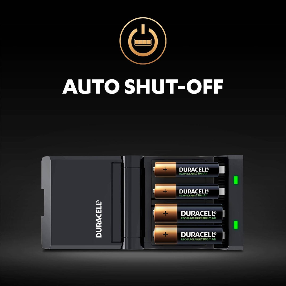 Duracell 4-Battery Charger with Batteries