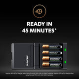Duracell 4-Battery Charger with Batteries