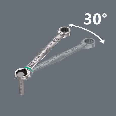 Wera Joker Combi Ratchet Spanner Set of 4 in a Roll