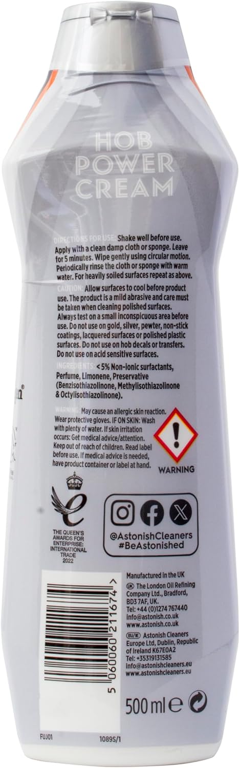 Astonish Specialist Hob Cleaner - 500ml