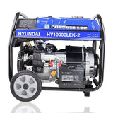 Hyundai 8kW / 10kVA Petrol Site Generator – Recoil & Electric Start (HY10000LEK-2)