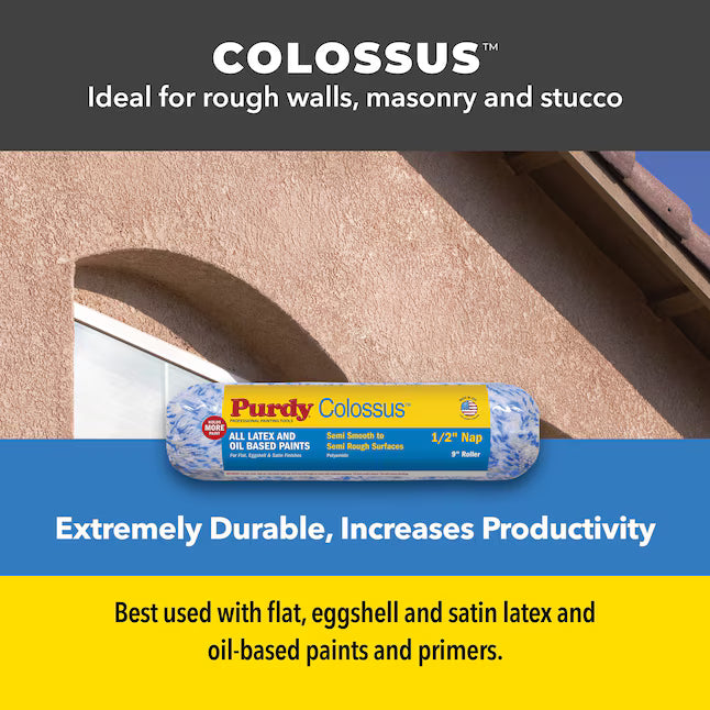 Purdy Colossus Paint Roller Sleeve 4.5in - Pack of 2 | TedJohnsons.ie | Ireland
