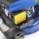 Shop the Hyundai 18" 139cc 4-in-1 self-propelled petrol lawnmower. Powerful, versatile lawn care with fast nationwide delivery from Ted Johnsons, Naas, Ireland.