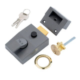 Yale P89 Deadlocking Nightlatch with Brass Cylinder