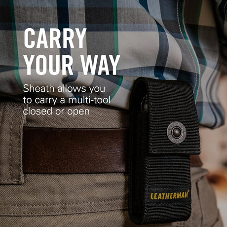 Leatherman Pouch Nylon Wave/Rebar | Medium 4.25" x 1.5" x .8"