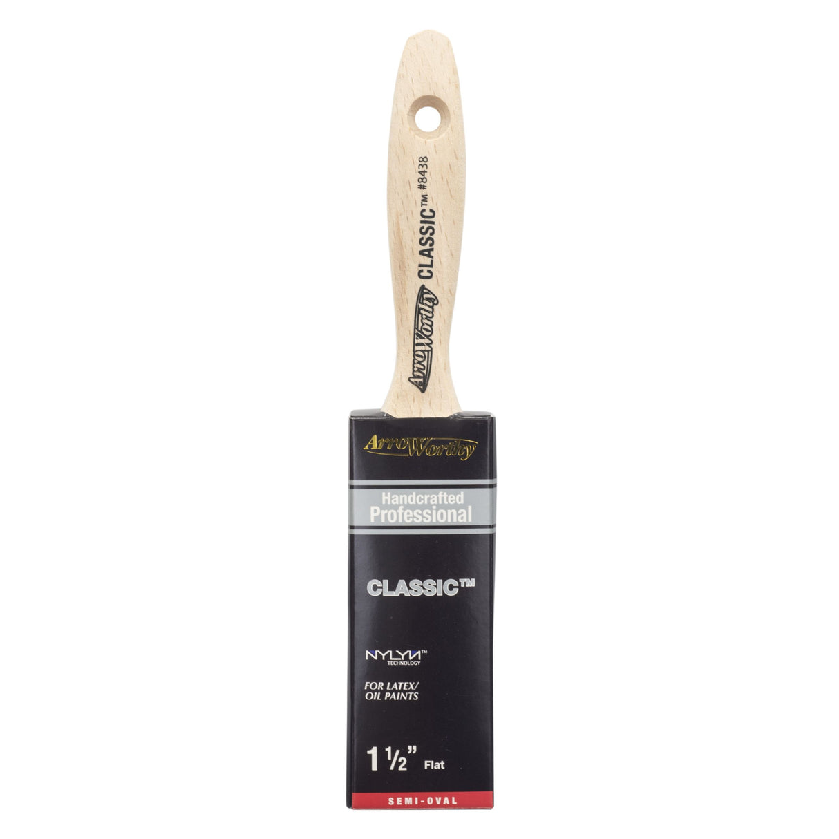 Arroworthy Classic Oval Straight Angled Paint Brush