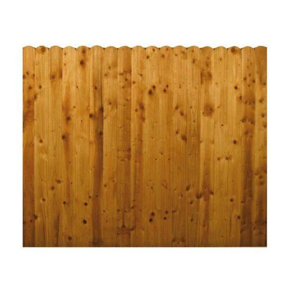 Solid Cottage Fence Panel Brown
