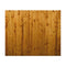 Solid Cottage Fence Panel Brown