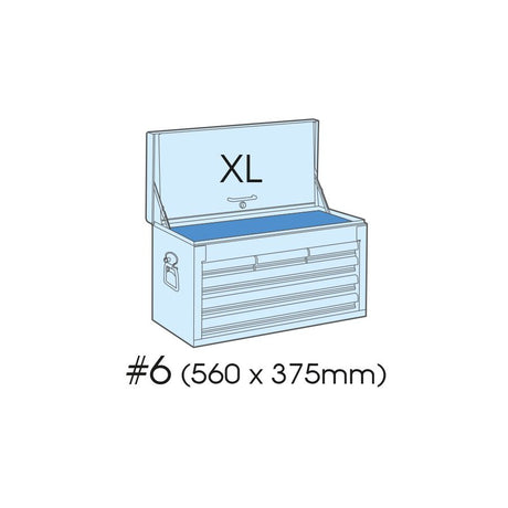 King Tony 87419-5B Extra Deep Tool Chest - 5 Drawer 