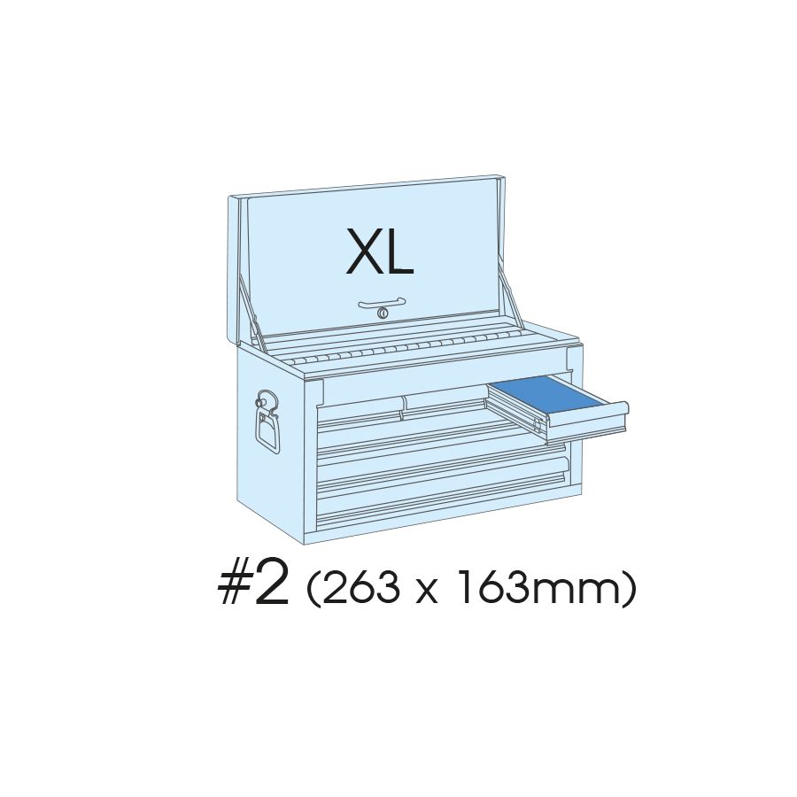 King Tony 87419-5B Extra Deep Tool Chest - 5 Drawer 