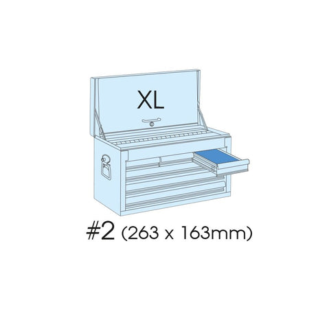King Tony 87419-5B Extra Deep Tool Chest - 5 Drawer 
