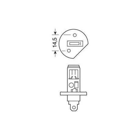 Lampa Blu-Xe Bulb H1 - 55W - 12V