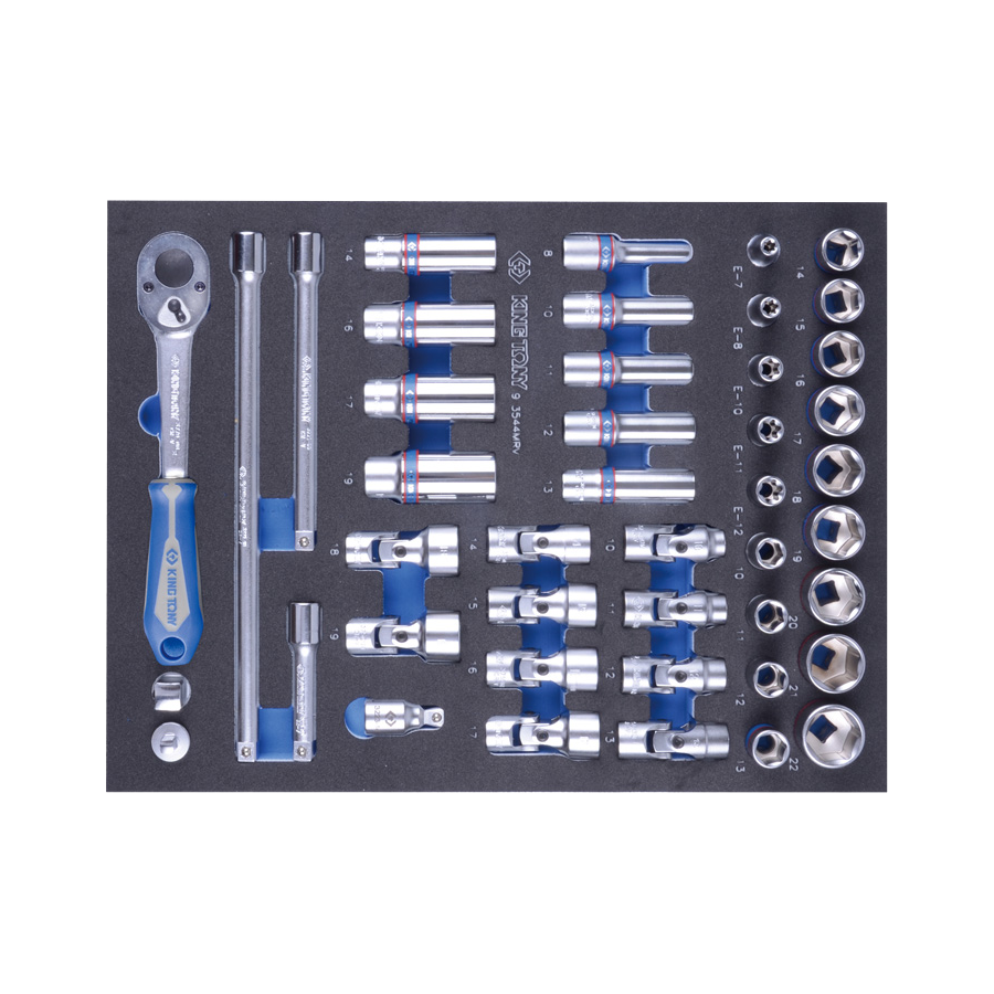 King Tony 934-010MRVD Tool Trolley Set in EVA Foam - 286pc