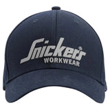 Snickers 9041 Logo Baseball Cap Navy