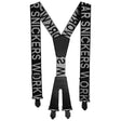Snickers 9064 Logo Braces Black 