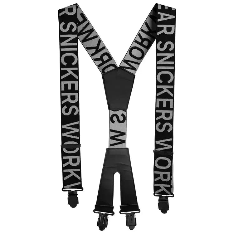 Snickers 9064 Logo Braces Black 