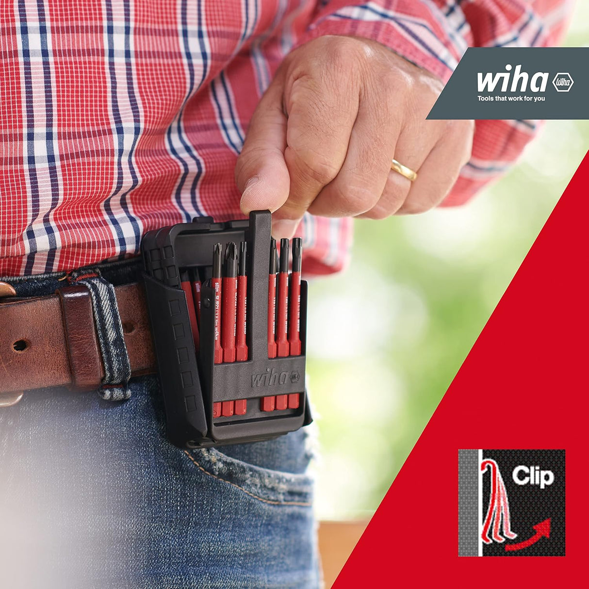 Wiha WHA43156 SlimBit VDE Electric  Hex Bit - 7 piece