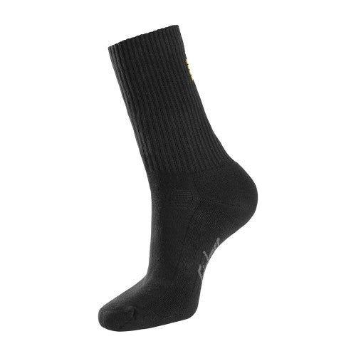 Snickers 9214 Cotton Socks 3-Pack Black