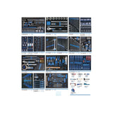 King Tony Tool Trolley Set Metric & Imperial + 13 Drawer Trolley | 525 Piece 