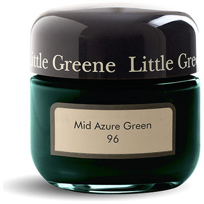 Little Greene Mid Azure Green Paint 096