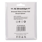 AC Brooklyn Brassed Steel Crimp Brush 65mm