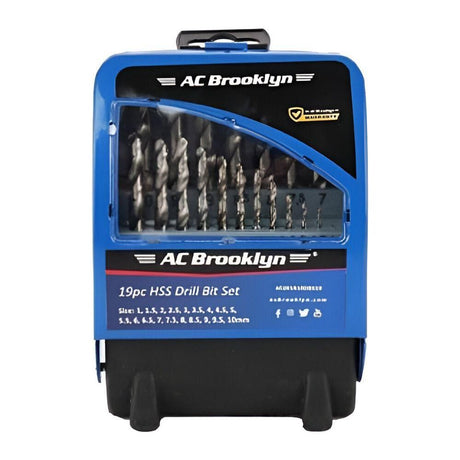 AC Brooklyn HSS Drill Bit Set - 19pc
