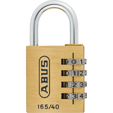 Abus 165 Combination Padlock | Brass 40mm