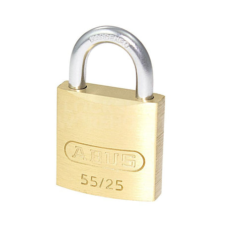 Abus 55 Brass Padlock 25mm