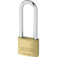 Abus 55 Series Brass Long Shackle Padlock | 63mm