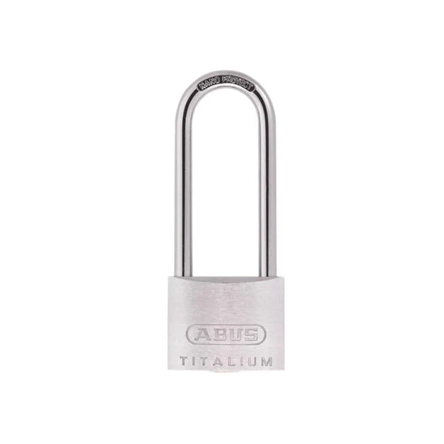 Abus 64TI Titalium Long Shackle Padlock 50mm X 80mm