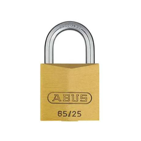 Abus 65 Brass Padlock 25mm 