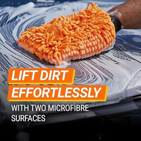Armorall Microfibre 2 in 1 Noodle Mitt 