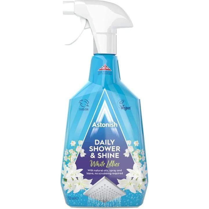 Astonish Daily Shower Shine White Lilies - 750ml