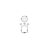 Lampa 12V Single Filament Bulb - (PY21W) - 21W - BAU15S