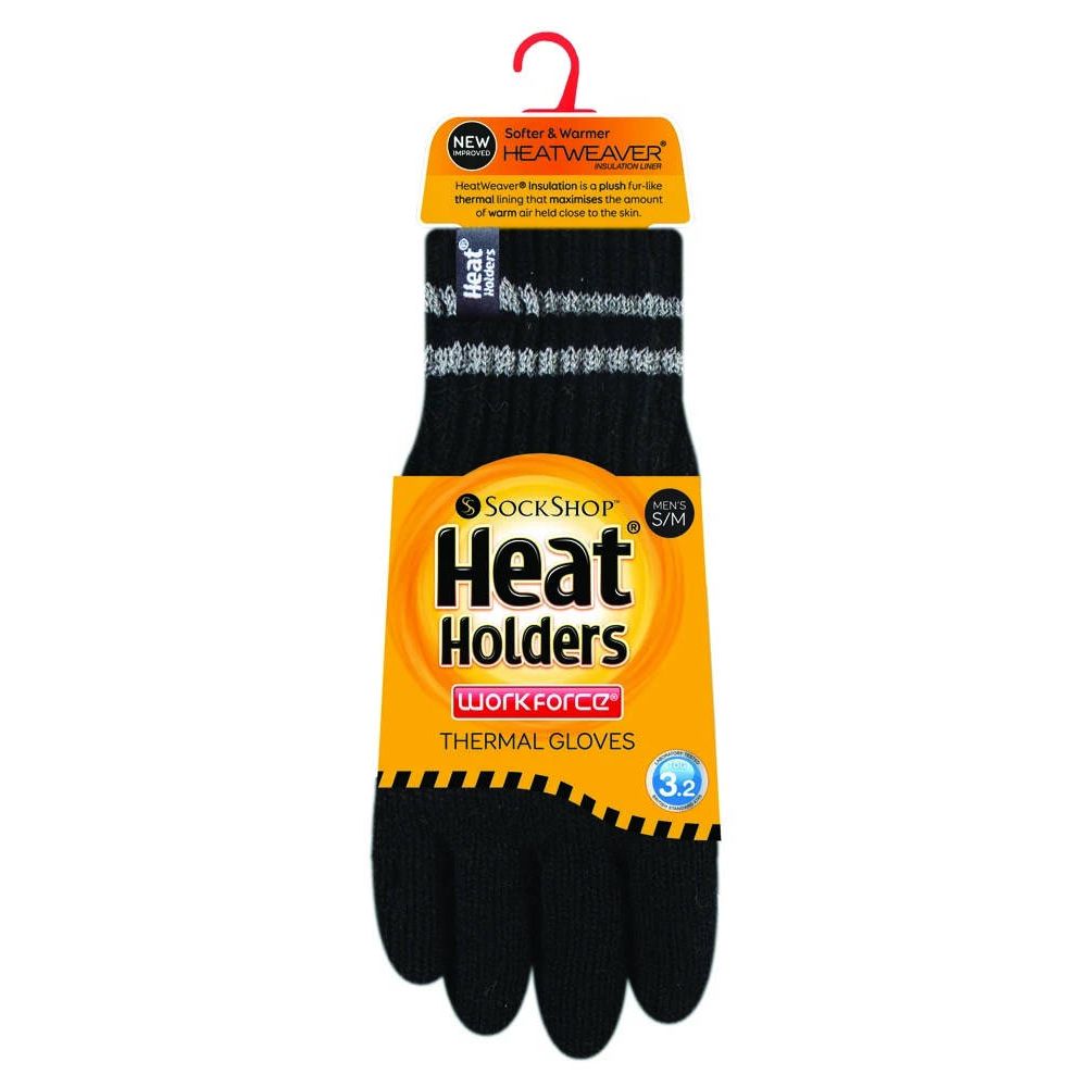 Heat Holders Workforce Gloves – Black