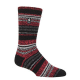 Heat Holders Bari- Original Men’s Multi Stripe Socks Core – Black