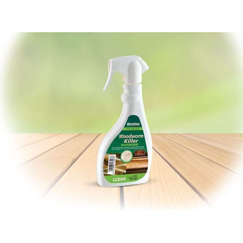 Barrettine Woodworm Killer Treatment Spray - 500ml